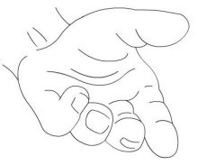 I put my hand in yours